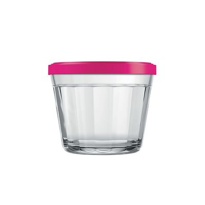 Tigela Americano Nadir em Vidro com Tampa 150ml - Item Sortido