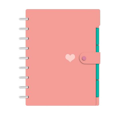 Caderno Colegial Smart Confetti Capa Plástica Le Style Candy Colors 72 Folhas - Item Sortido