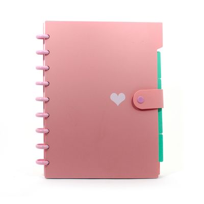 Caderno Colegial Smart Confetti Capa Plástica Le Style Candy Colors 72 Folhas - Item Sortido