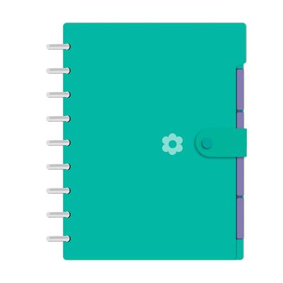 Caderno Colegial Smart Confetti Capa Plástica Le Style Candy Colors 72 Folhas - Item Sortido