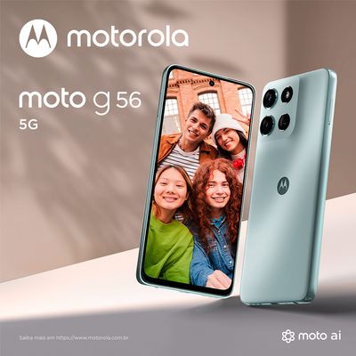 Smartphone Motorola G56 256GB 5G Cinza