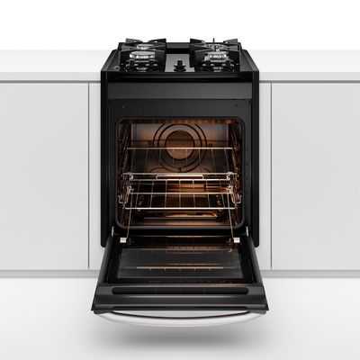 Fogão de Embutir 4 bocas Electrolux Preto Experience Mesa Vidro e VaporBake (FE4BB) Bivolt