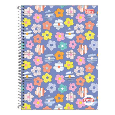 Caderno Universitário Tilibra Pepper 1 Matéria 80 Folhas - Item Sortido