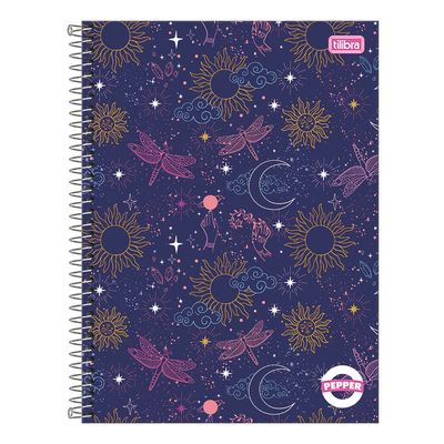 Caderno Universitário Tilibra Pepper 1 Matéria 80 Folhas - Item Sortido