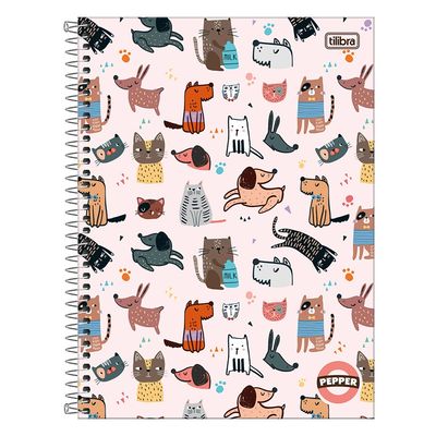 Caderno Universitário Tilibra Pepper 1 Matéria 80 Folhas - Item Sortido