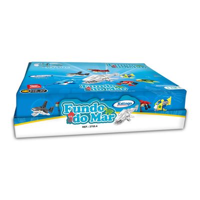 Blocos para Montar Fundo do Mar Xalingo 1 Unidade - Item Sortido