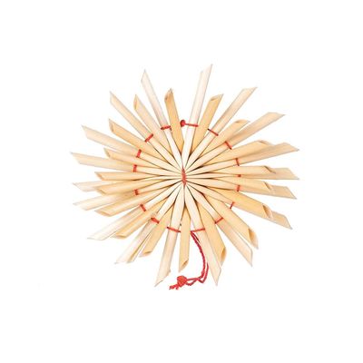 Enfeites de Palha de Trigo com 12 Unidades