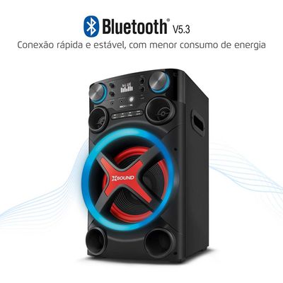 Torre de Som Mondial TM-1200, Luzes, Bluetooth, 1200 W RMS, APP