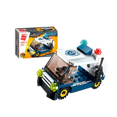Bloco de Montar Set Combat Zones Series Policia 1801 Qman