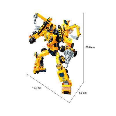 Bloco de Montar Set Trans Collector Construção 1417 Qman