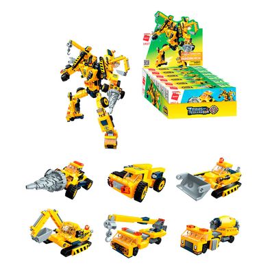 Bloco de Montar Set Trans Collector Construção 1417 Qman