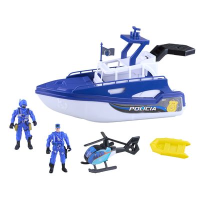 Lancha Patrulha Naval Polícia Samba Toys