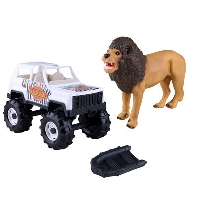Carro Safari com Leão Samba Toys