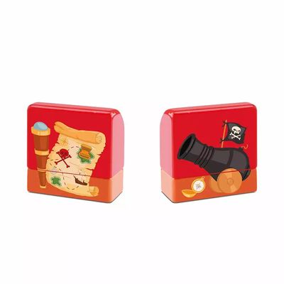 Tchuco Blocks Samba Toys Navio Pirata com 49 Peças