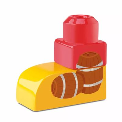 Tchuco Blocks Samba Toys Navio Pirata com 49 Peças