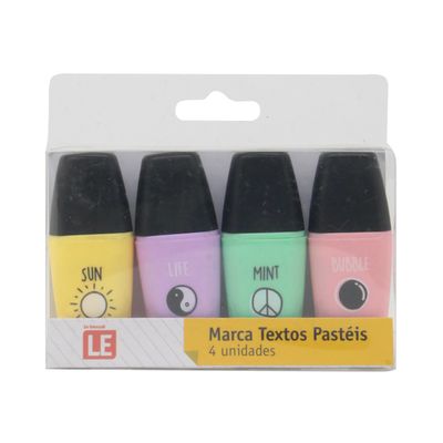 Kit Marca Texto Le Pastéis com 4 Unidades
