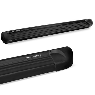 Estribo Lateral Commander 2022 a 2025 Alumínio Preto Track