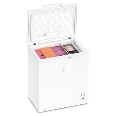 Freezer Horizontal Electrolux Cycle Defrost 199L com função Turbo Freezer Uma Porta (HE200) 220V