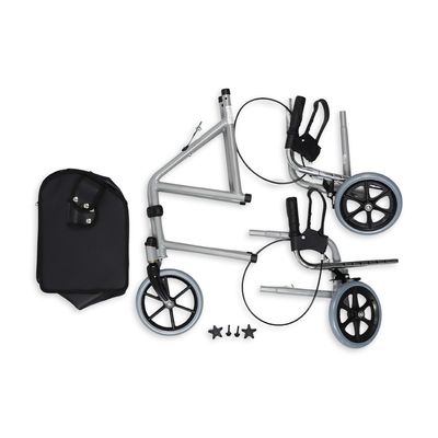Andador Dobrável 3 Rodas D11 Suporta até 100 kg Dellamed Preto