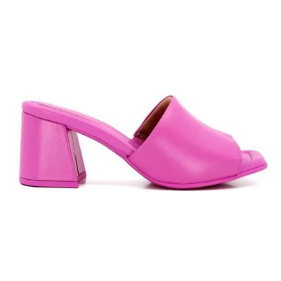 Tamanco Usaflex Bico Quadrado Feminino - Rosa 34 / ROSA