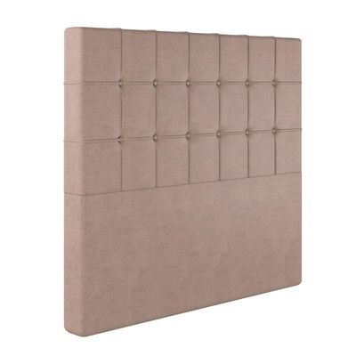 Cabeceira Estofada Queen 160 Cm Turmalina Veludo Rose