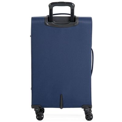 Mala Média 23kg Poliéster 4 Rodas 25,5" Edimburgo Azul M / Azul
