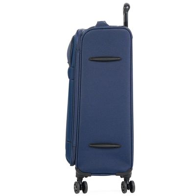 Mala Média 23kg Poliéster 4 Rodas 25,5" Edimburgo Azul M / Azul