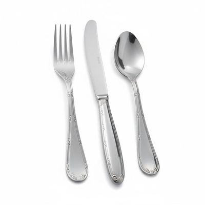 Faqueiro Fracalanza Croise 130 Peças Aço Inox Com Estojo Madeira para 12 Pessoas Mesa Fina