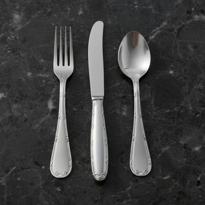 Faqueiro Fracalanza Croise 130 Peças Aço Inox Com Estojo Madeira para 12 Pessoas Mesa Fina