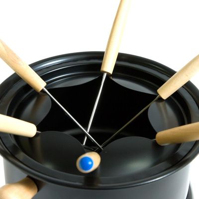 Aparelho de Fondue 11 Peças Cazza Preto Preto