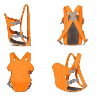Canguru Baby Carriers Passeio Carregador Ergonomico Bebe Ate 15kg Ajustavel Conforto Laranja