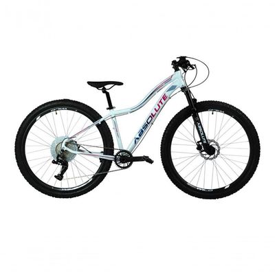 Bicicleta Aro 29 Absolute Hera 12v Freios A Disco Hidráulico Hollowtech K7 Garfo Trava No Guidão branco Tam: 17