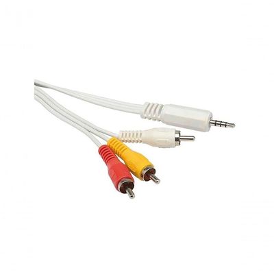 Cabo P2 4c + 3 Rca Gold 1.8m