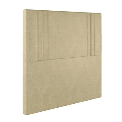 Cabeceira Estofada King 195 Cm Diamante Veludo Cor: Bege