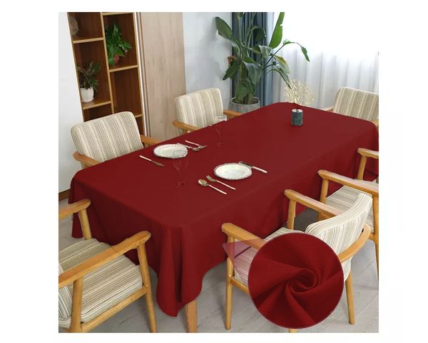 Toalha de mesa 10 Lugares Retangular Rústico 3,00m Bordo