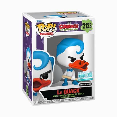 Boneco Funko Pop! Ed Ltda Coragem o Cão Covarde - Le Quack