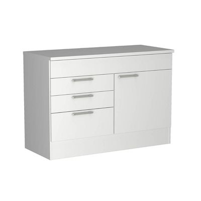 Balcão Multiuso com 2 Gavetas e 2 Portas Nova Mobile Branco