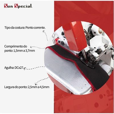 Overlock Portátil - Sun Special + 13 Itens - 110v 110V