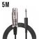 Cabo De Microfone Conexão P10 Macho x XLR Fêmea 5m Tomate