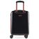 Mala de Bordo 10kg ABS 4 Rodas Flamengo CRF Oficial Preta e Vermelho P / Preto