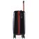 Mala de Bordo 10kg ABS 4 Rodas Flamengo CRF Oficial Preta e Vermelho P / Preto