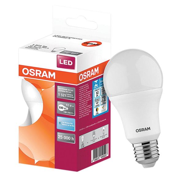 Lâmpada Led 12W Osram CLA100 Branca Bivolt Bivolt Lâmpada Led 12W Osram CLA100 Branca Bivolt Bivolt