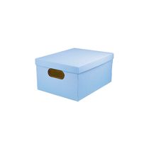 Caixa Organizadora Dello Média Serena Azul Pastel 38x29x18cm