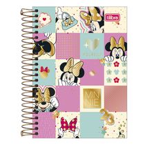 Agenda Tilibra Espiral Minnie 129x187mm Capas Diversas - Item Sortido