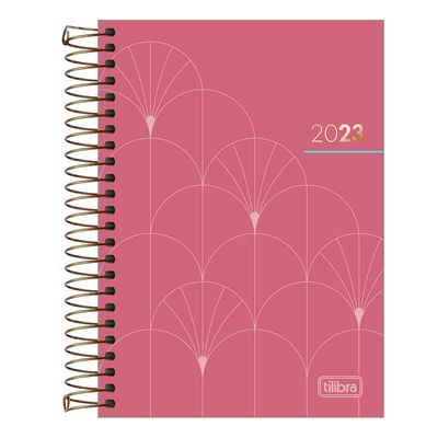 Agenda Executiva Tilibra Espiral Spot Feminina Média - Item Sortido