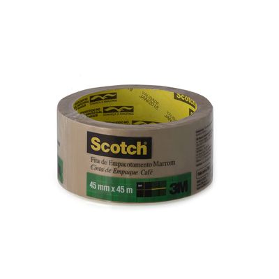 Fita Empacotamento Scotch 3M Marrom 45mmx45m