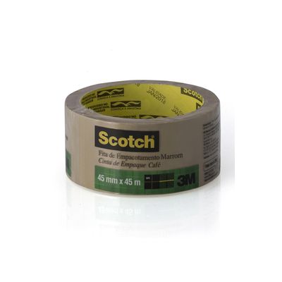 Fita Empacotamento Scotch 3M Marrom 45mmx45m