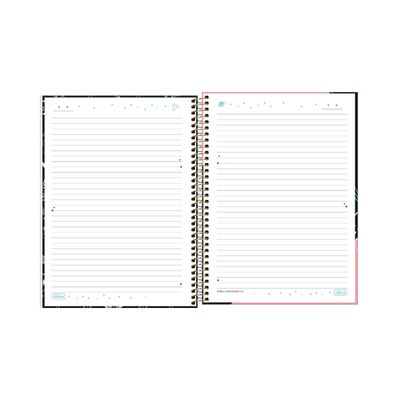 Caderno Universitário Tilibra Espiral Capa Dura Capricho 1 Matéria 80 Folhas - Item Sortido