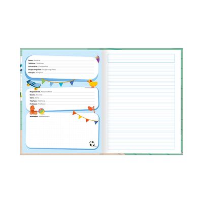 Caderno Caligrafia Tilibra Brochura Capa Dura Sapeca Feminino 40 Folhas Capas Diversas
