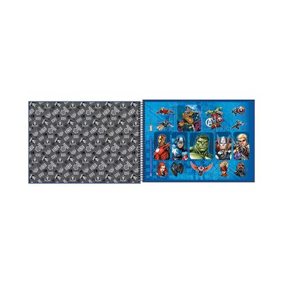 Caderno Cartografia Tilibra Espiral Capa Dura Avengers 80 Folhas Capas Diversas - Item Sortido